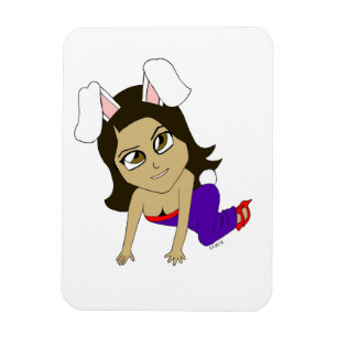 chibi bunnygirl magnet