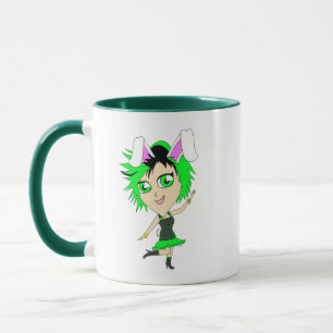 chibi bunnygirl mug
