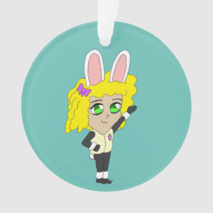 chibi bunnygirl ornament