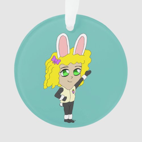 chibi bunnygirl     ornament