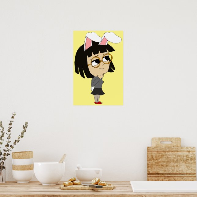 chibi bunnygirl  poster (Kitchen)