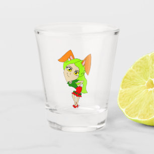 chibi bunnygirl shot glass