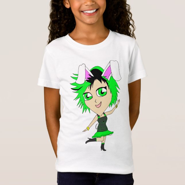 chibi bunnygirl   T-Shirt (Front)