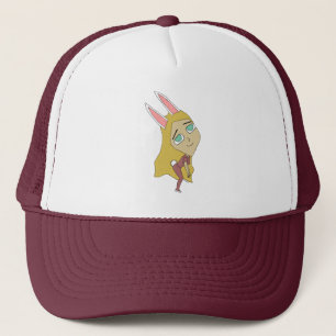 chibi bunnygirl trucker hat