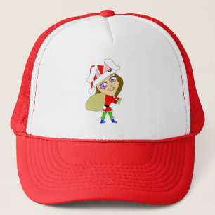 chibi bunnygirl trucker hat