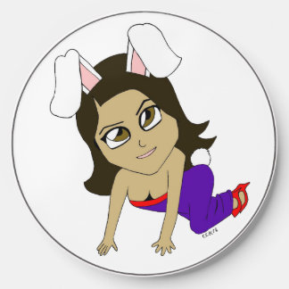 chibi bunnygirl wireless charger 