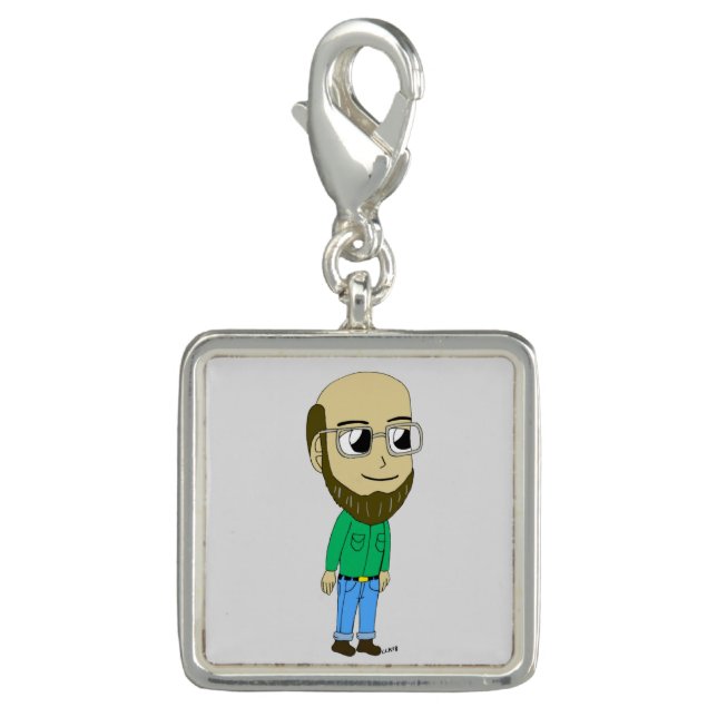 chibi  button charm (Front)