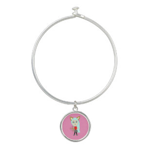chibi catgirl  bangle bracelet