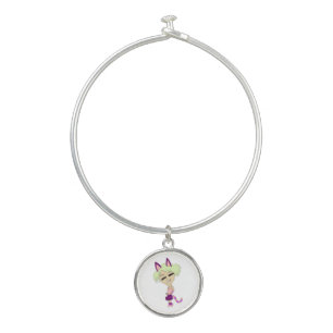 chibi catgirl  bangle bracelet
