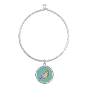 chibi catgirl    bangle bracelet