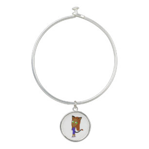 chibi catgirl bangle bracelet