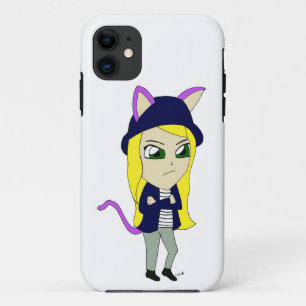 chibi catgirl  iPhone 11 case