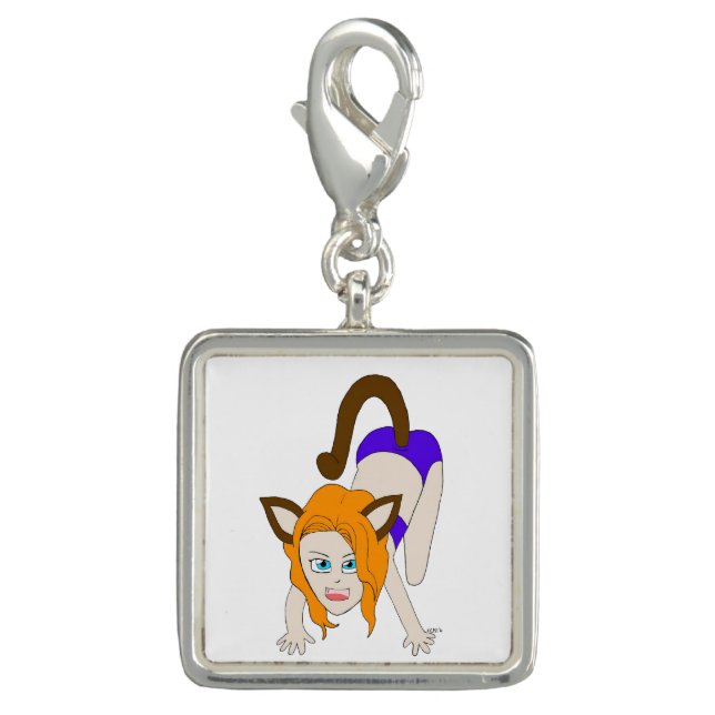 chibi catgirl charm (Front)