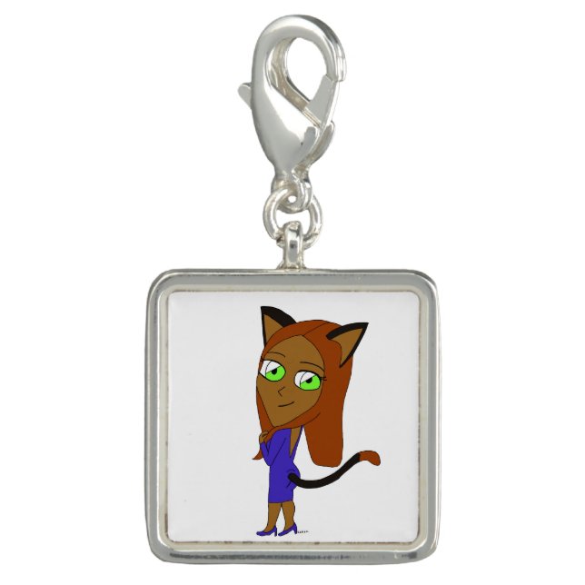 chibi catgirl  charm (Front)