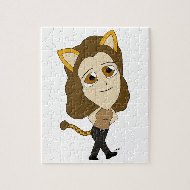 chibi catgirl jigsaw puzzle (Vertical)