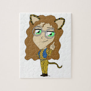 chibi catgirl jigsaw puzzle