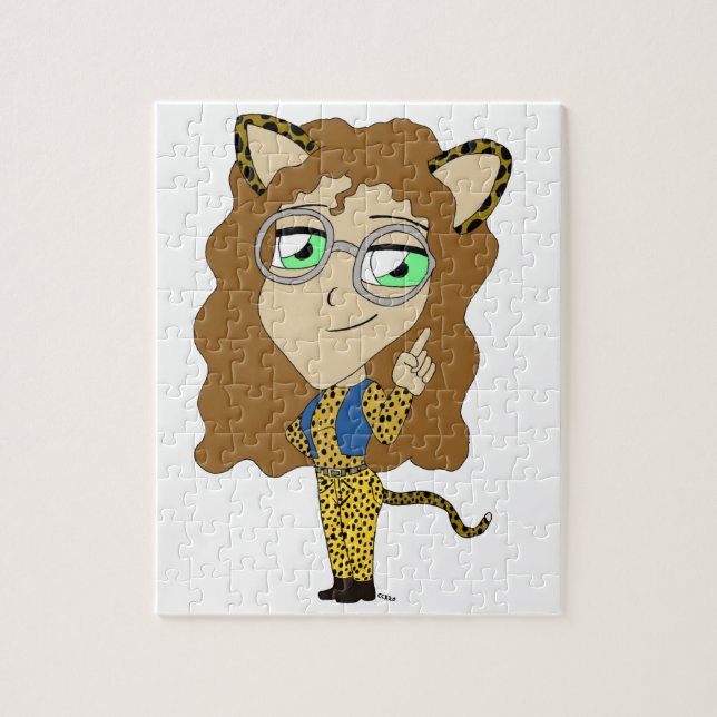 chibi catgirl  jigsaw puzzle (Vertical)