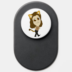 chibi catgirl PopSocket