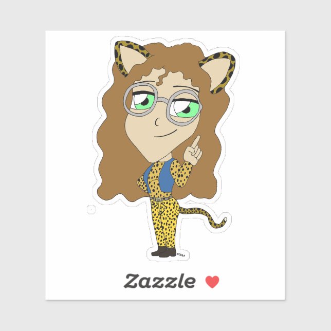 chibi catgirl   sticker (Sheet)