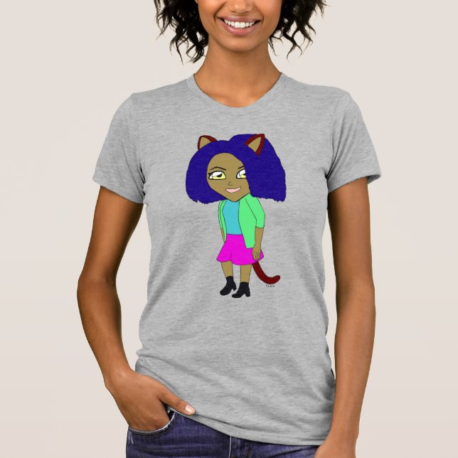 chibi catgirl  T-Shirt