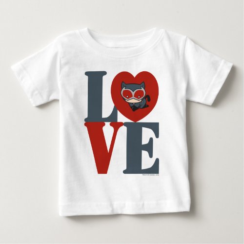 Chibi Catwoman LOVE Baby T_Shirt