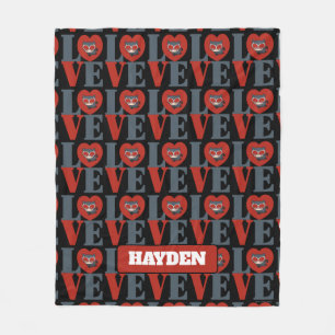 Chibi Catwoman LOVE Fleece Blanket