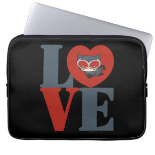 Chibi Catwoman LOVE Laptop Sleeve