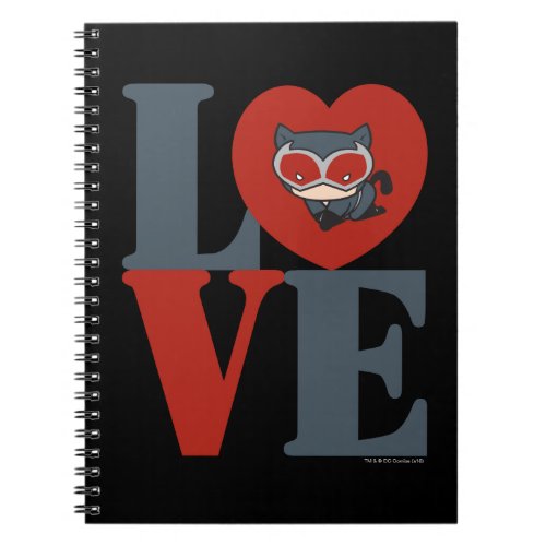 Chibi Catwoman LOVE Notebook