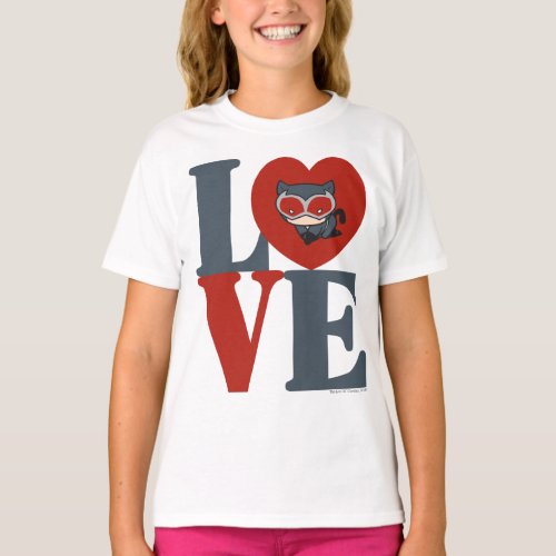 Chibi Catwoman LOVE T_Shirt