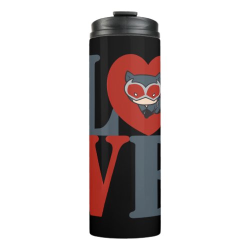 Chibi Catwoman LOVE Thermal Tumbler