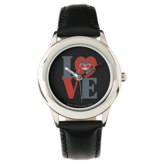 Chibi Catwoman LOVE Watch (Front)