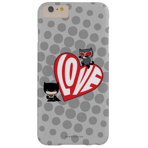 Chibi Catwoman Pounce on Batman Barely There iPhone 6 Plus Case
