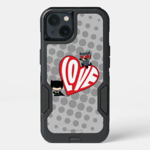 Chibi Catwoman Pounce on Batman iPhone 13 Case