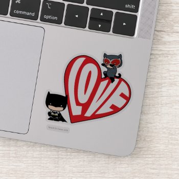 Chibi Catwoman Pounce On Batman Sticker by justiceleague at Zazzle