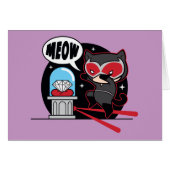 Chibi Catwoman Stealing A Diamond (Front Horizontal)