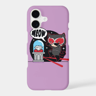 Chibi Catwoman Stealing A Diamond iPhone 17 Case