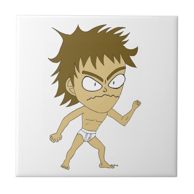 chibi  ceramic tile (Front)