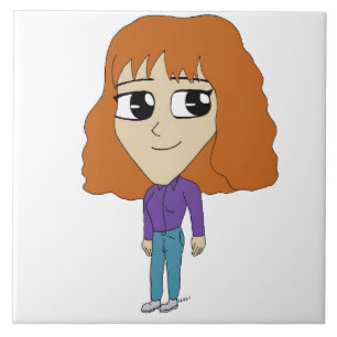 chibi ceramic tile