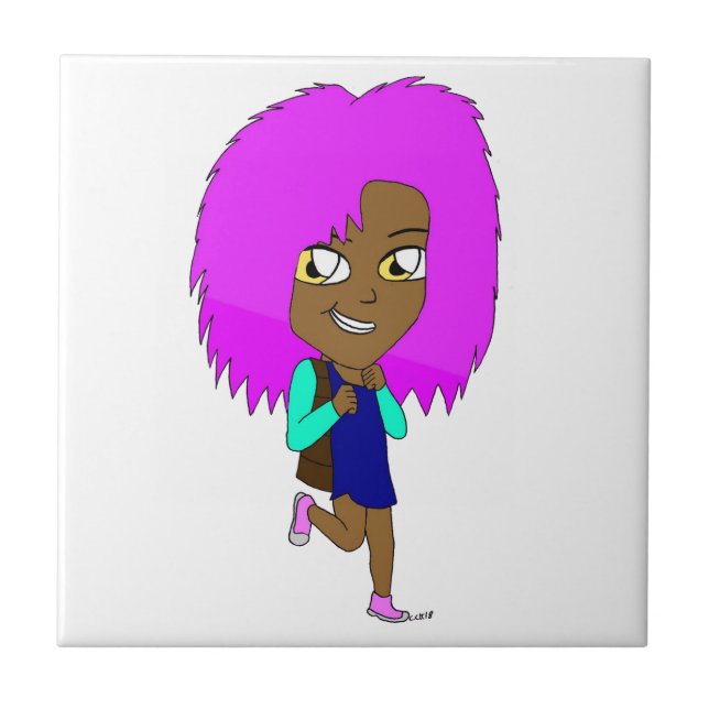 chibi   ceramic tile (Front)