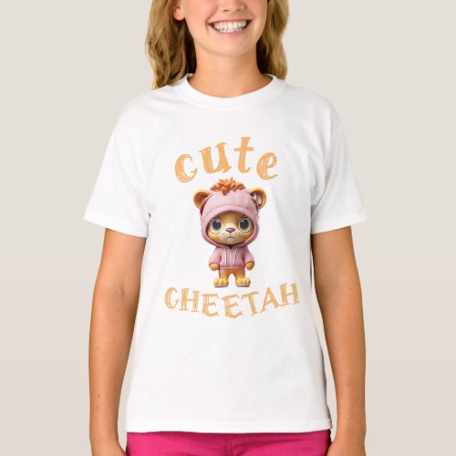 Chibi Cheetah Girl T_Shirt