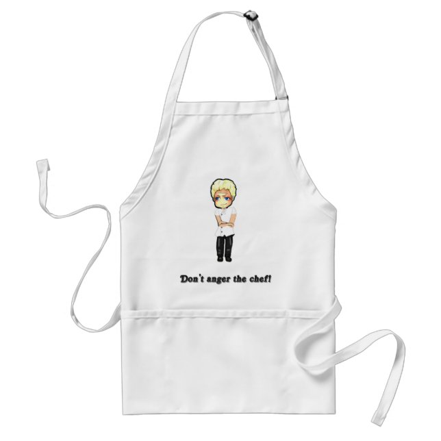 Chibi Chef Ramsay Adult Apron (Front)