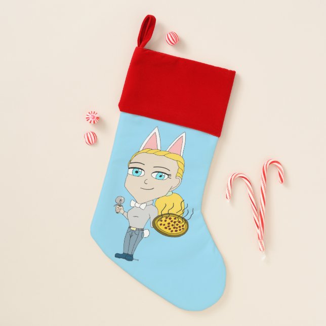 chibi  christmas stocking (Front)