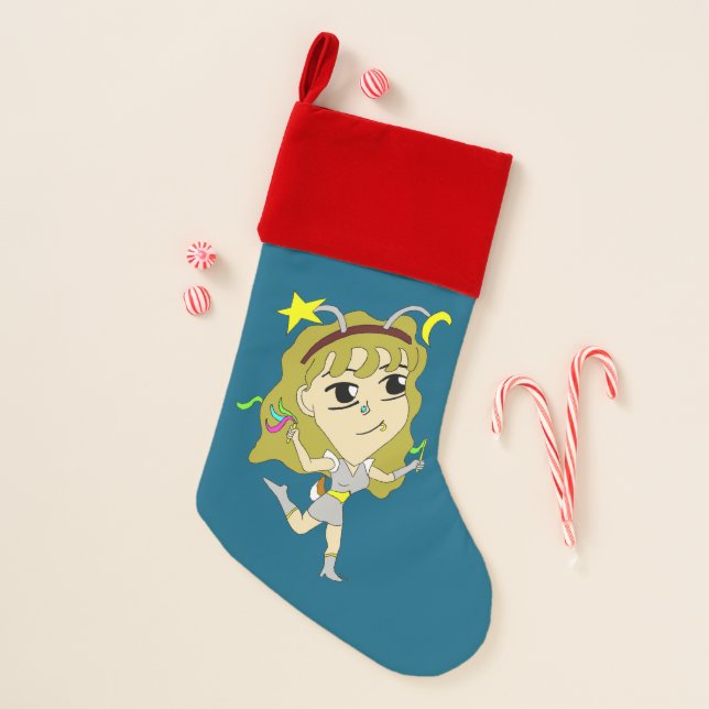 chibi  christmas stocking (Front)