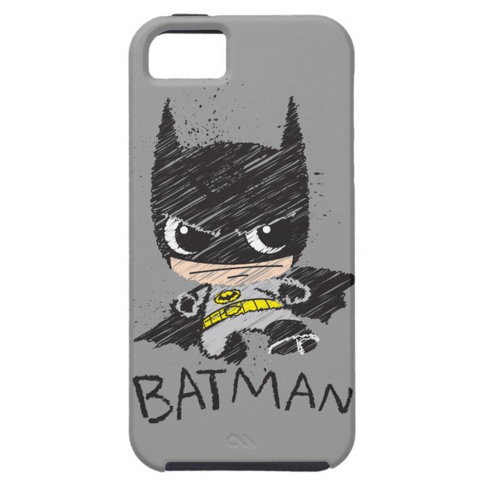 Chibi Classic Batman Sketch iPhone 5 Cover