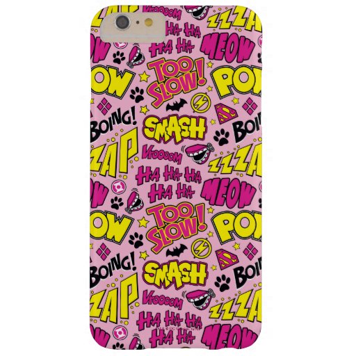 Chibi Comic Phrases and Logos Pattern Barely There iPhone 6 Plus Case