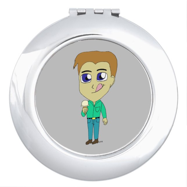 chibi   compact mirror (Front)