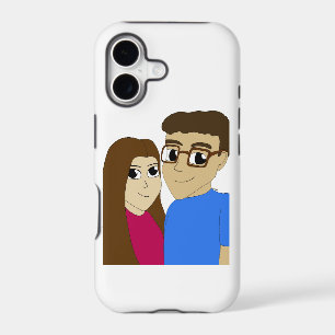 Chibi couple iPhone 17 case