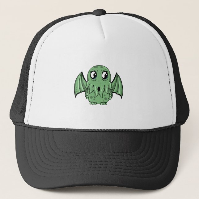 Chibi Cthulhu Trucker Hat (Front)
