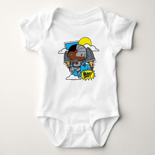 Chibi Cyborg Blast Off Baby Bodysuit