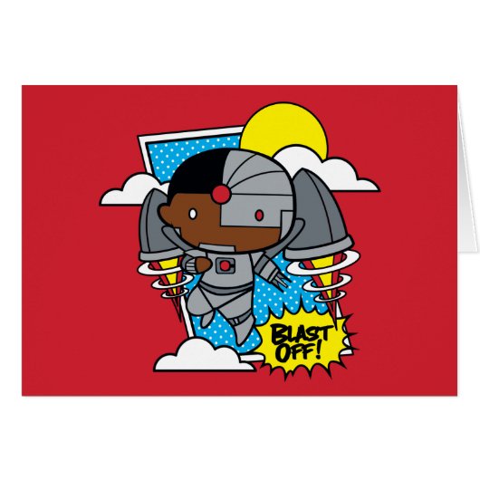 Chibi Cyborg Blast Off! Cards (Front Horizontal)